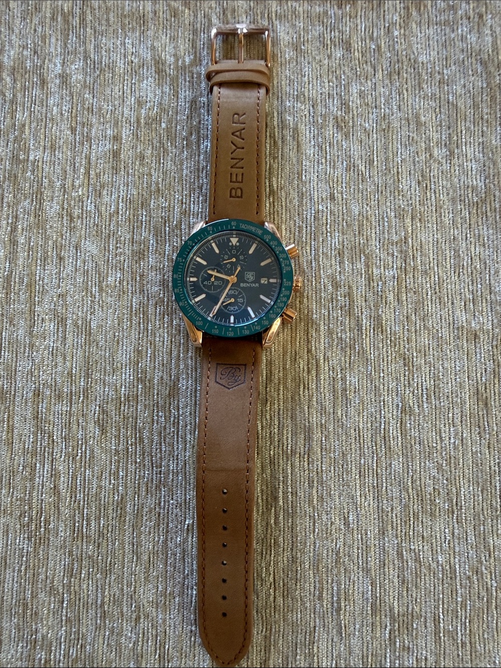 Benyar BY-5140M Quartz Chronograph Watch